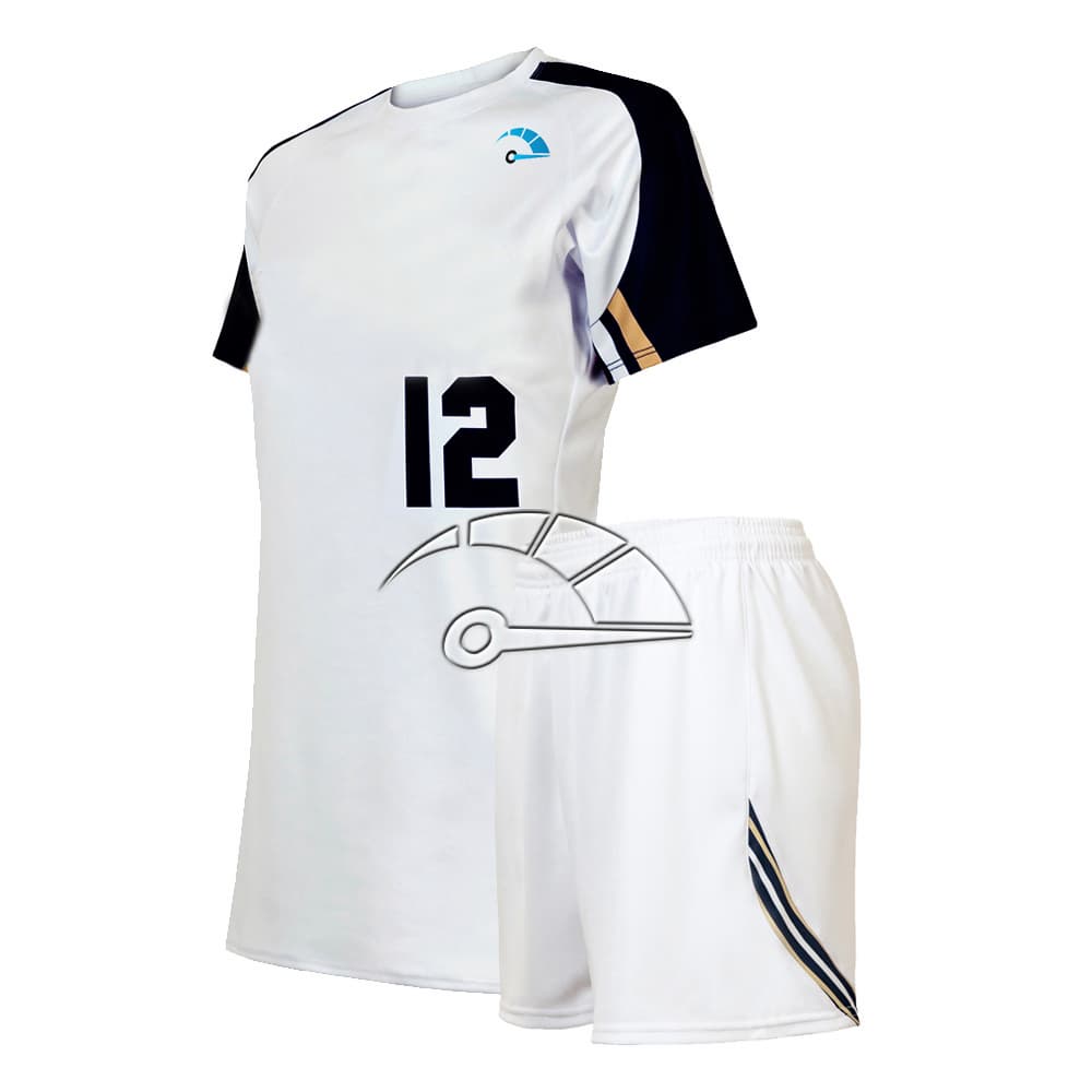 White soccer uniform